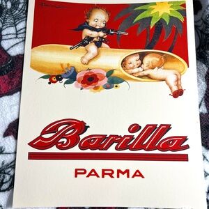 Vintage Barilla Parma Poster